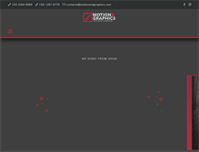 Tablet Screenshot of motionandgraphics.com